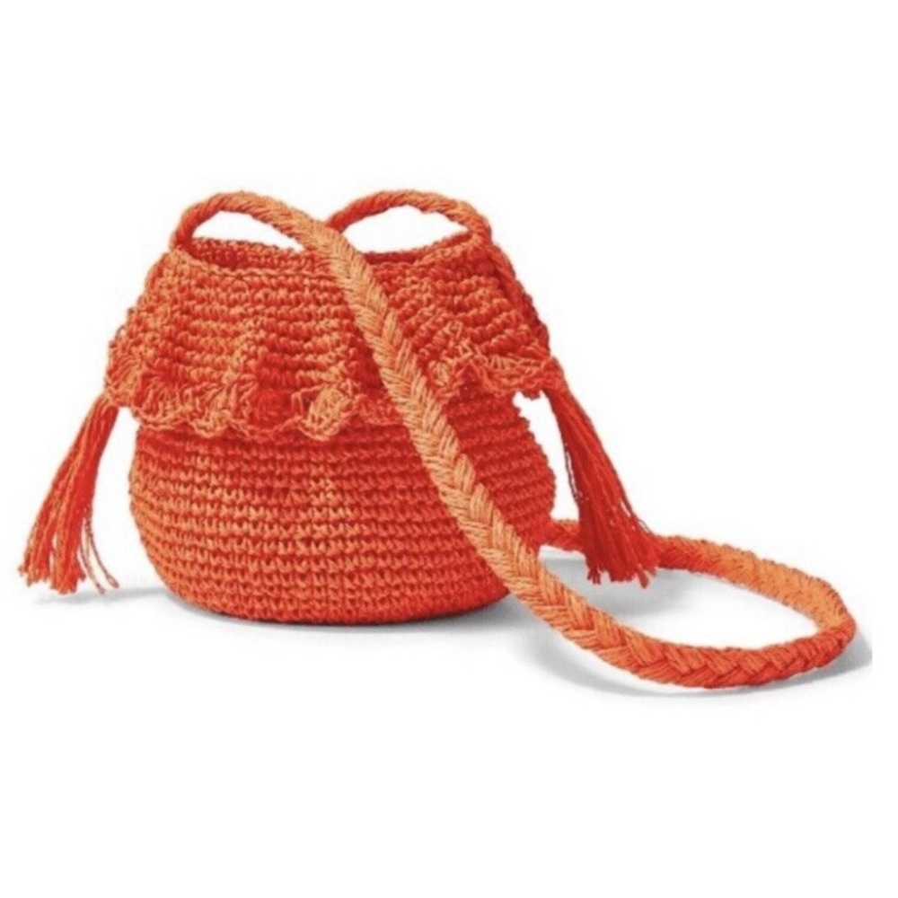 RHODE x TARGET NEW Crochet Bucket Bag Boho Ruffle Gift Ready! NEW - Picture 4 of 12